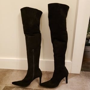 Suede Anne Klein Over the Knee Boots